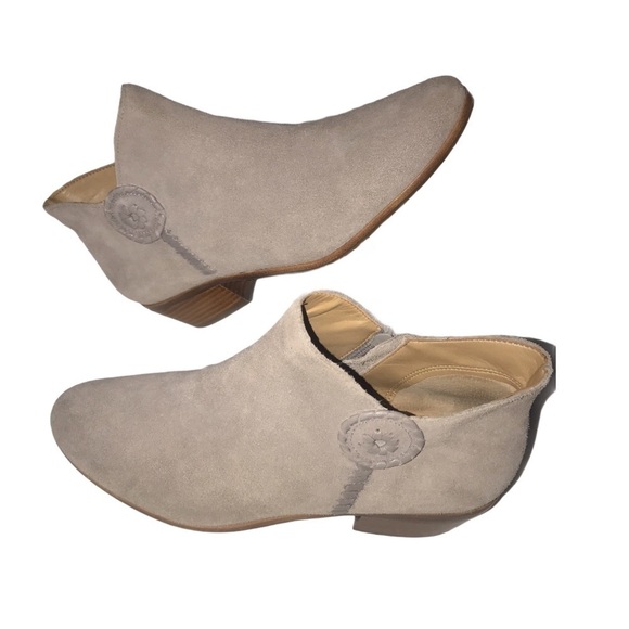 Jack Rogers Peyton Suede Ankle Boots - Picture 3 of 5